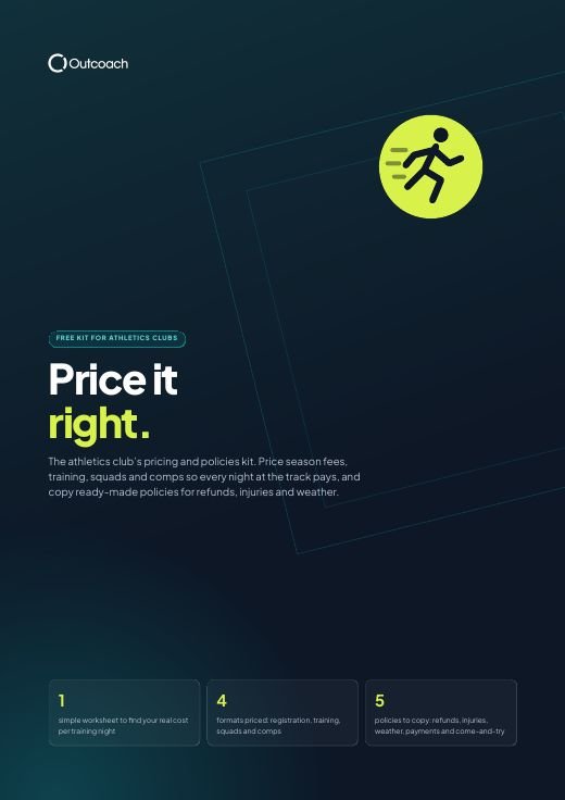 Cover of Price it right: athletics