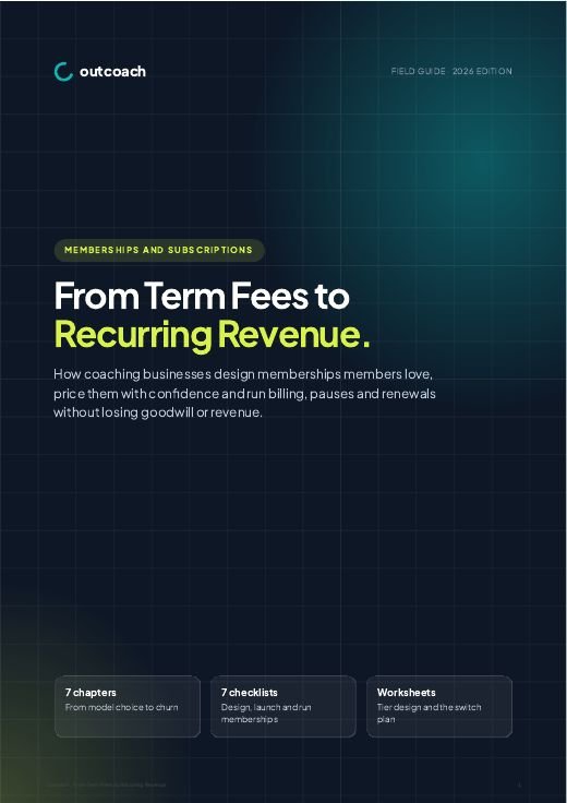 Cover of From Term Fees to Recurring Revenue