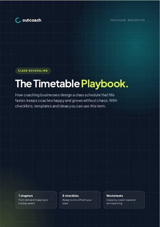 Cover of The Timetable Playbook
